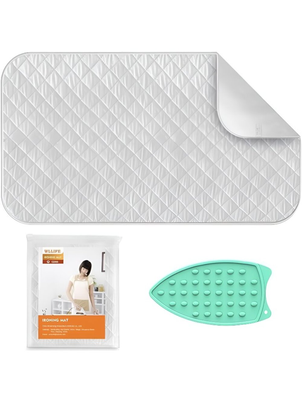 Ironing Mat, Portable Travel Ironing Blanket, Heat Resistant Ironing Pad Cover